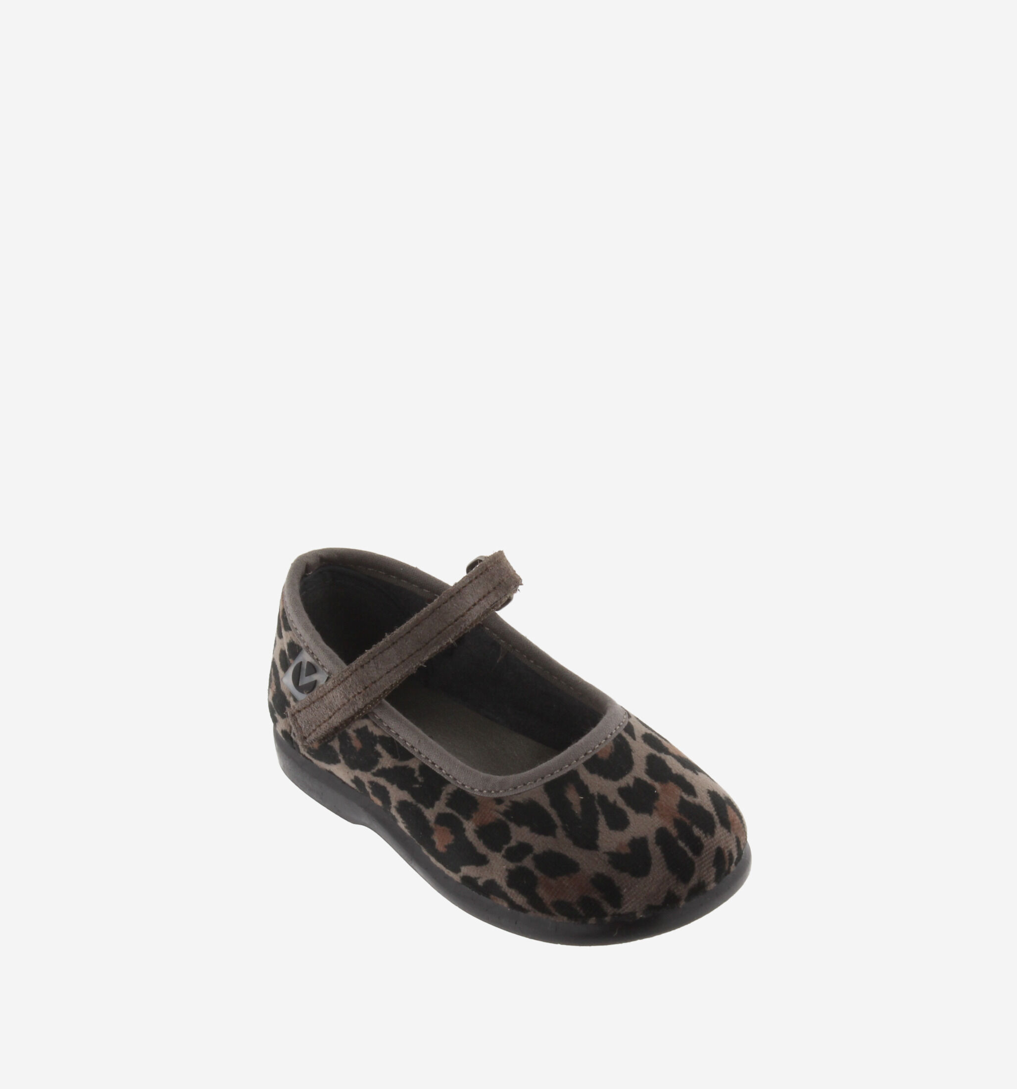 ALBA BALLERINE VELOURS LEOPARD Chaussures Victoria