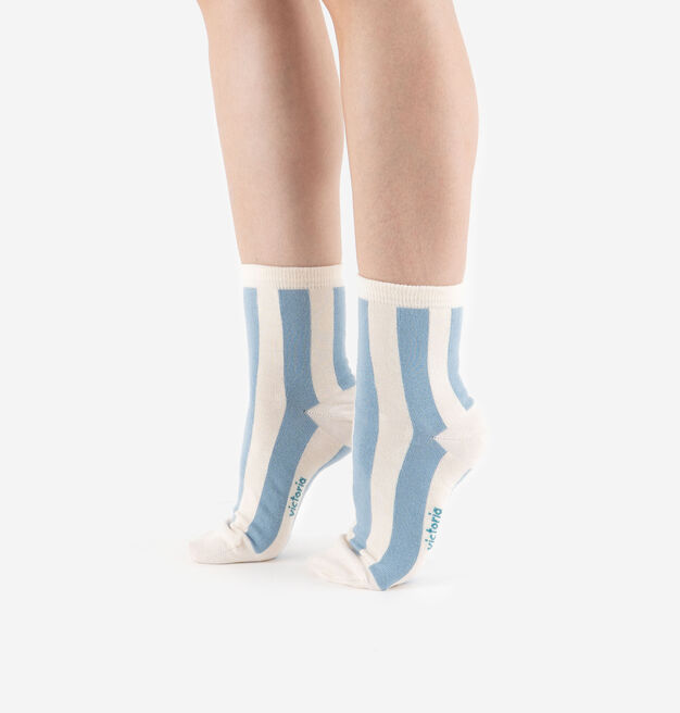 CHAUSSETTE COTON RAYURES