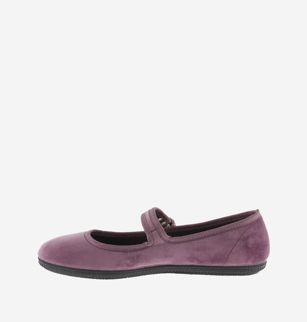 ODA BALLERINE VELOURS & BOUCLE