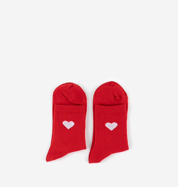 COTTON SOCK HEART
