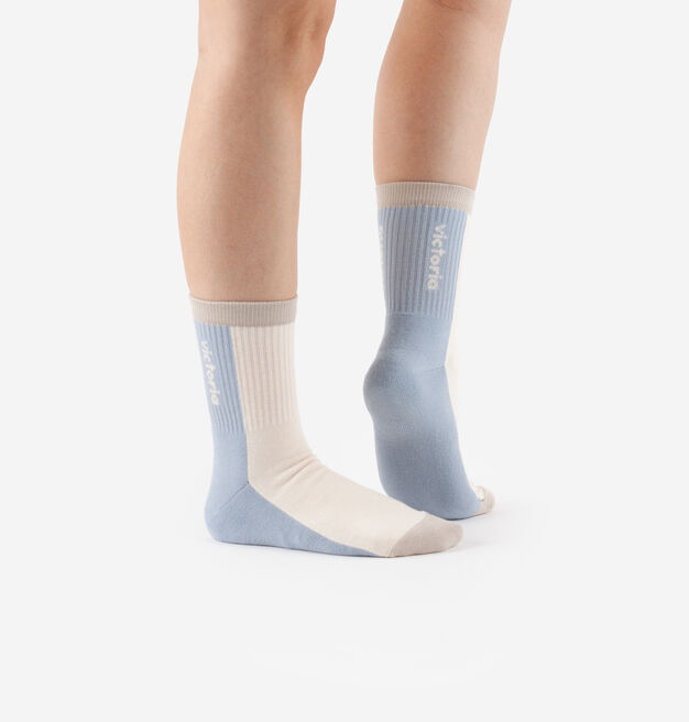 TWO-TONE COTTON SOCKS