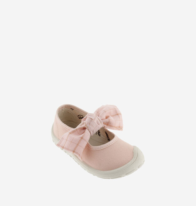 BOSCO BAREFOOT BALLERINA TELA & FIOCCO QUADRI