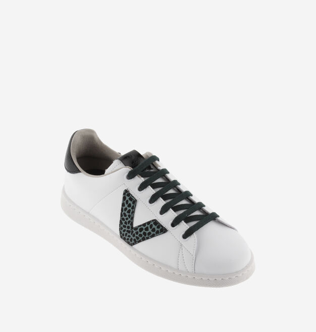 TENIS FAUX LEATHER & ANIMAL PRINT