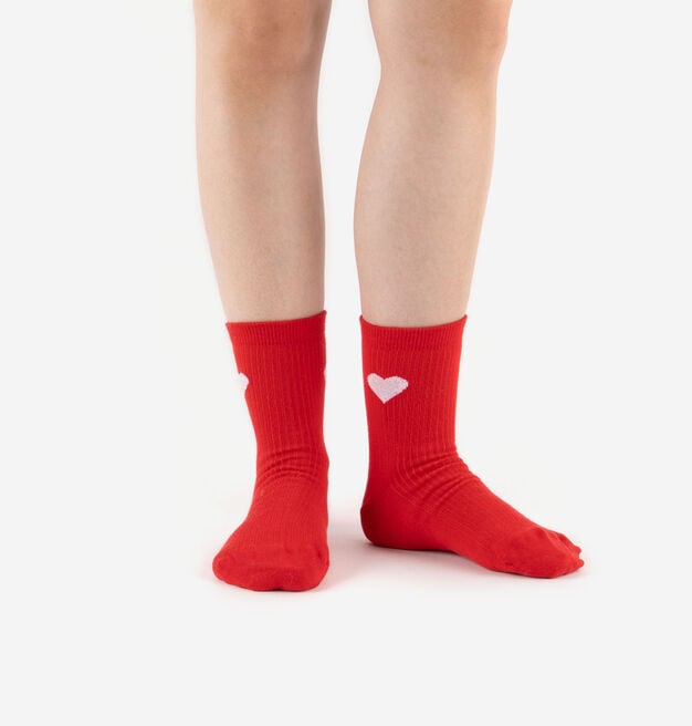 COTTON SOCK HEART