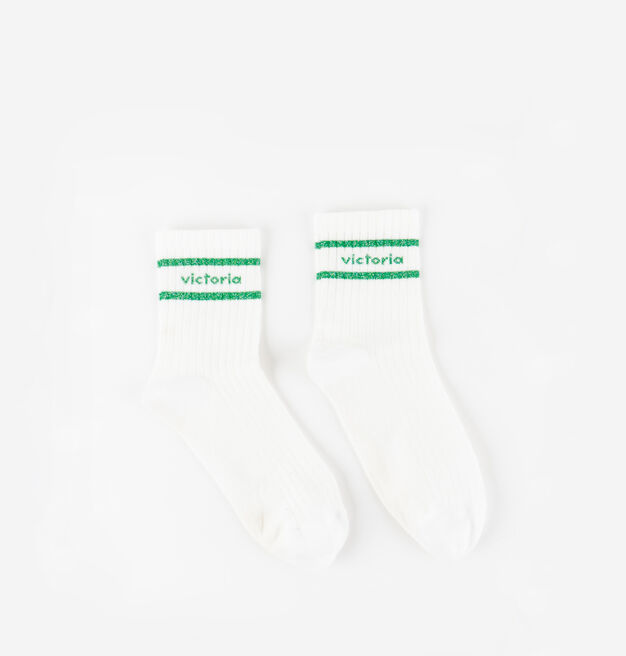 CHAUSSETTE COTON & LUREX
