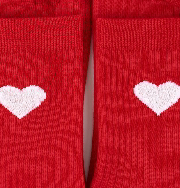 COTTON SOCK HEART