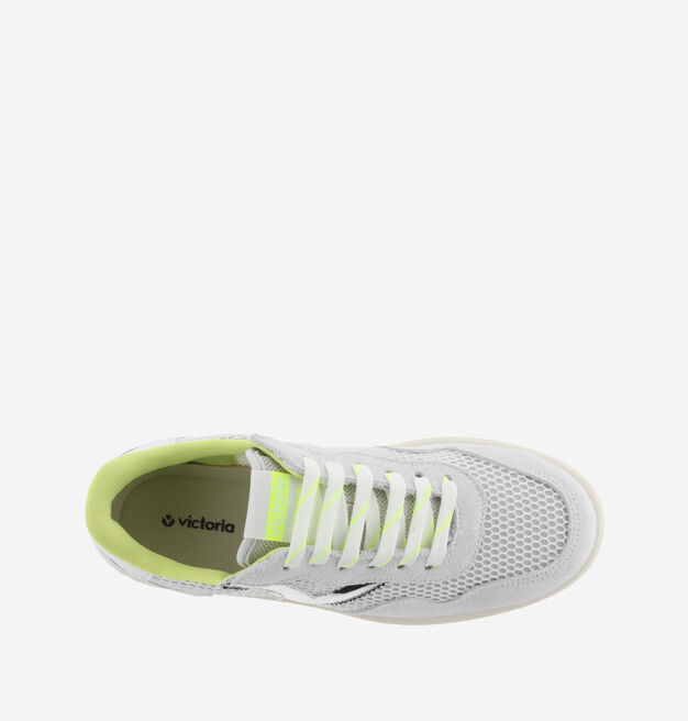MADRID SPLIT LEATHER/MESH & METAL