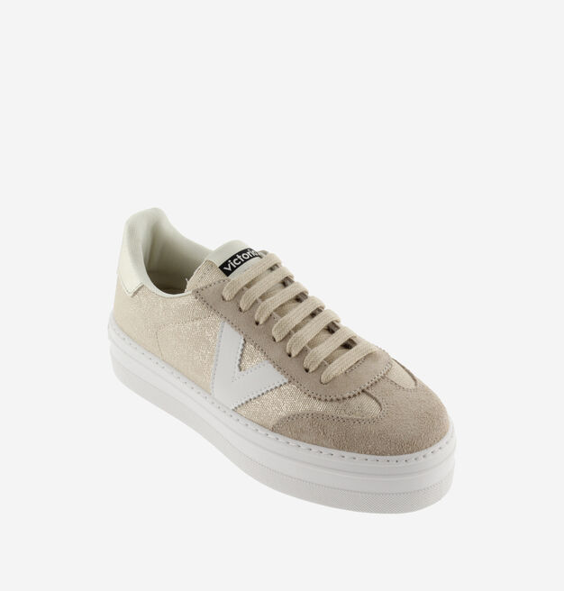 BARCELONA CICLISTA METALLIC CANVAS & SUEDE