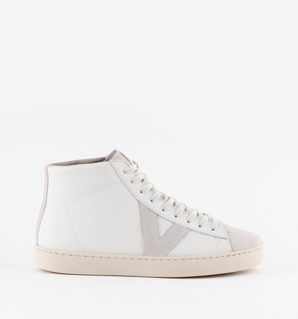 BERLIN CONTRAST LEATHER TRAINER