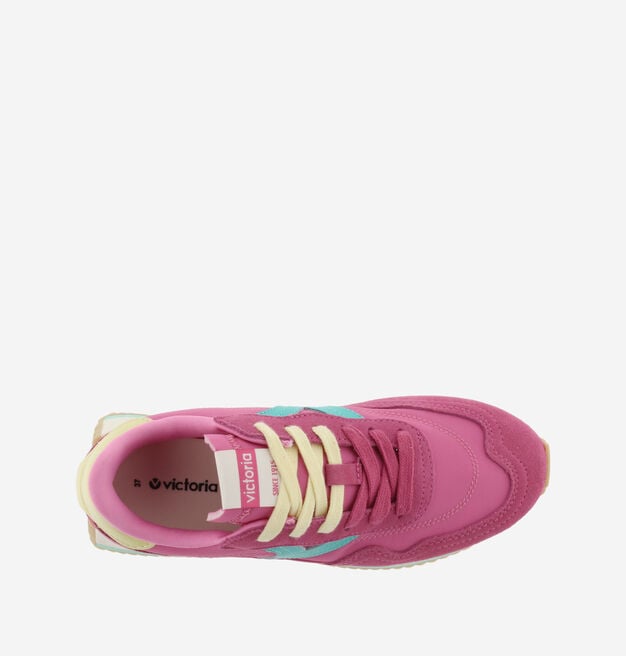 COSMOS MULTICOLOURED NYLON & SUEDE