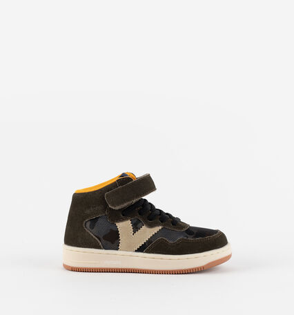TIEMPO STRAP SPLIT LEATHER MID BOOT