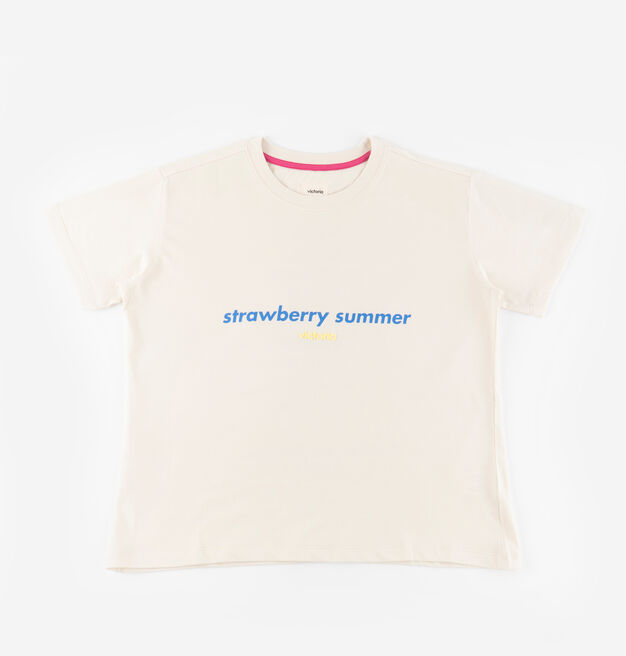 CAMISETA ALGODÓN STRAWBERRY