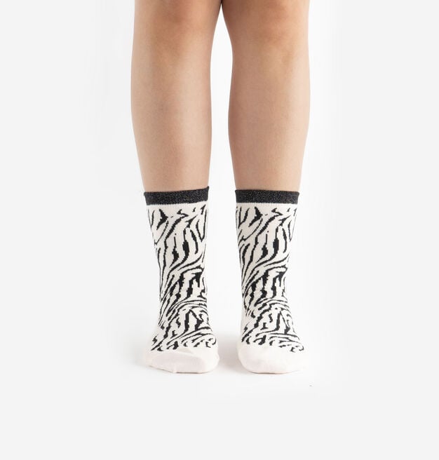 COTTON SOCK ZEBRA