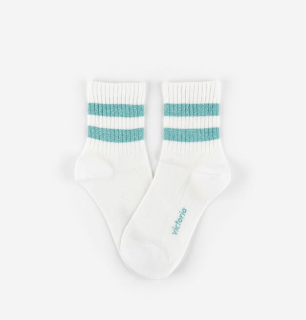 COTTON LUREX SOCK
