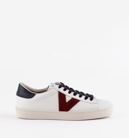 BERLIN CONTRAST COLOUR LEATHER TRAINER