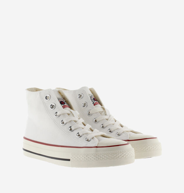 TRIBU SHINY CANVAS MID BOOT