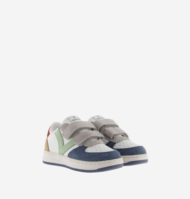 TIEMPO MULTICOLOUR SPLIT LEATHER STRAPS