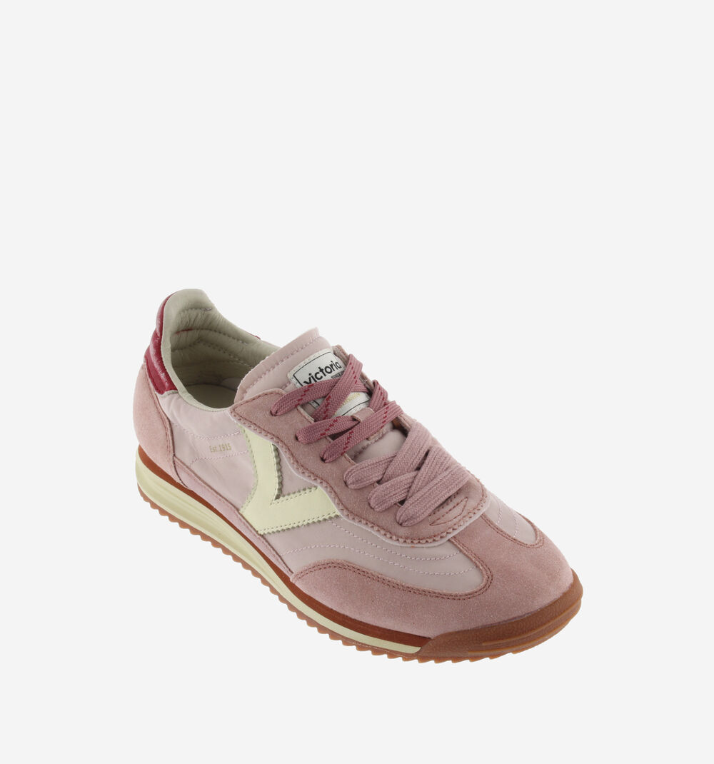VICTORIA WOMENS SATURNO MESH SNEAKER-PLATINO