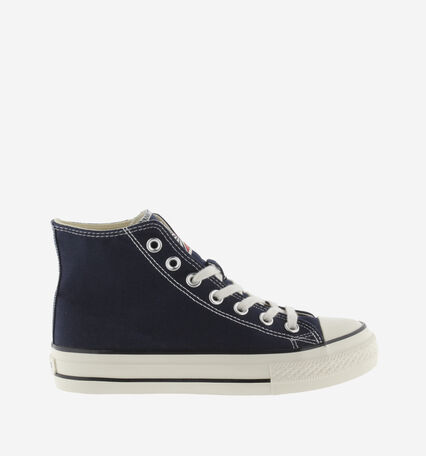 TRIBU SHINY CANVAS MID BOOT