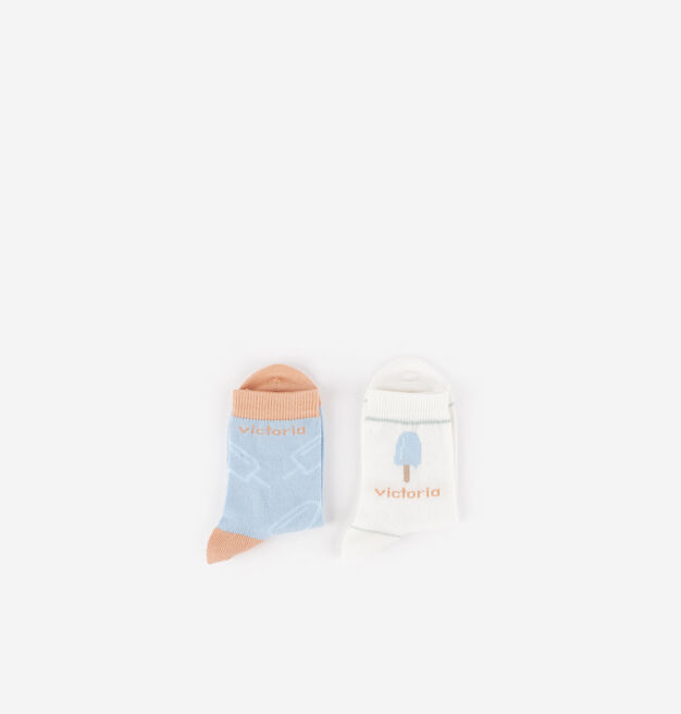 KIDS' ICE-CREAMS PRINT SOCKS