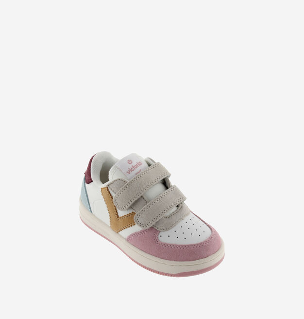 TIEMPO STRAPS FAUX LEATHER & MULTICOLOURED SUEDE