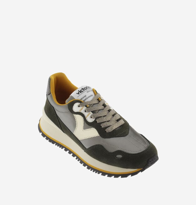 VIENTO METAL NYLON & SPLIT LEATHER