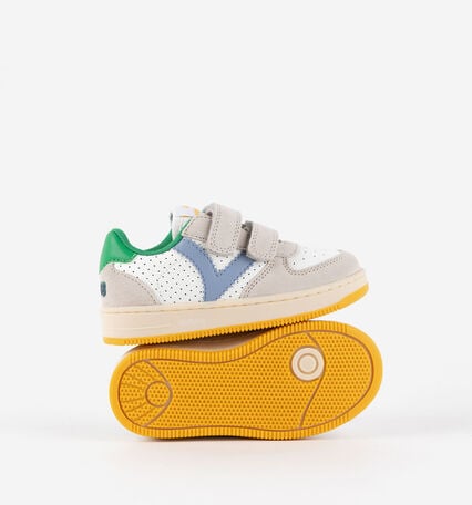 TIEMPO STRAPS PERFORATED FAUX LEATHER & SUEDE