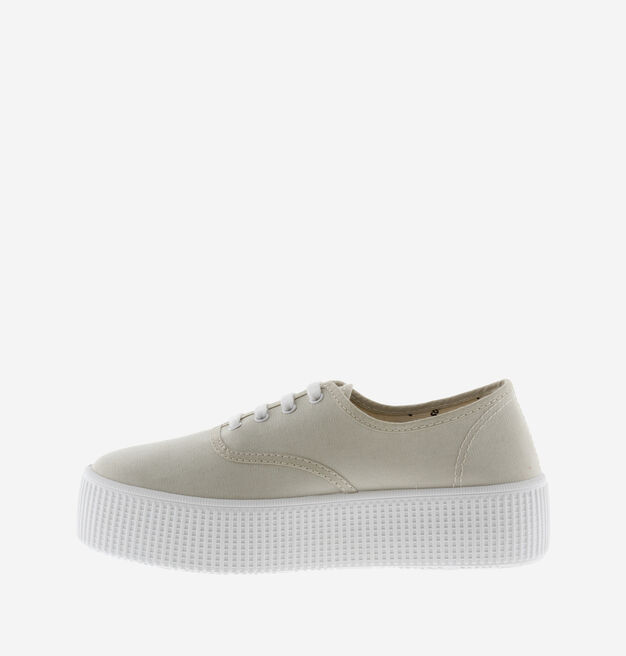 VICTORIA LOW-TOP 1915 PLATTFORM STOFF HIELO
