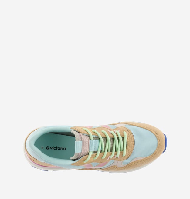 LUNA MULTICOLOURED TECHNICAL NYLON & SUEDE