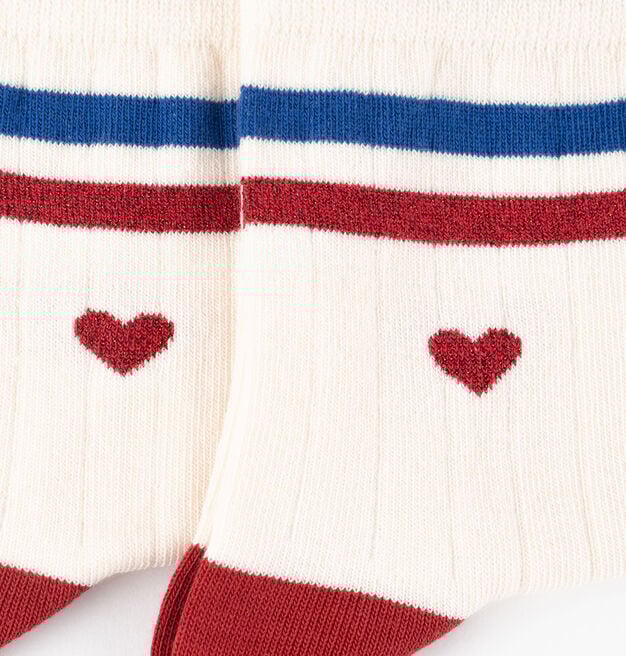 CHAUSSETTE COTON RAYURES