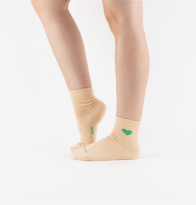BAREFOOT COTTON SOCK HEART