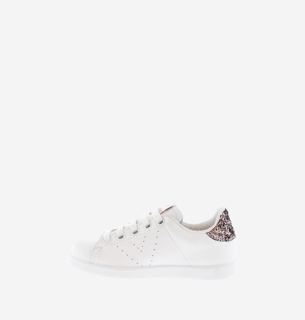 TENIS LEDER & GLITTER