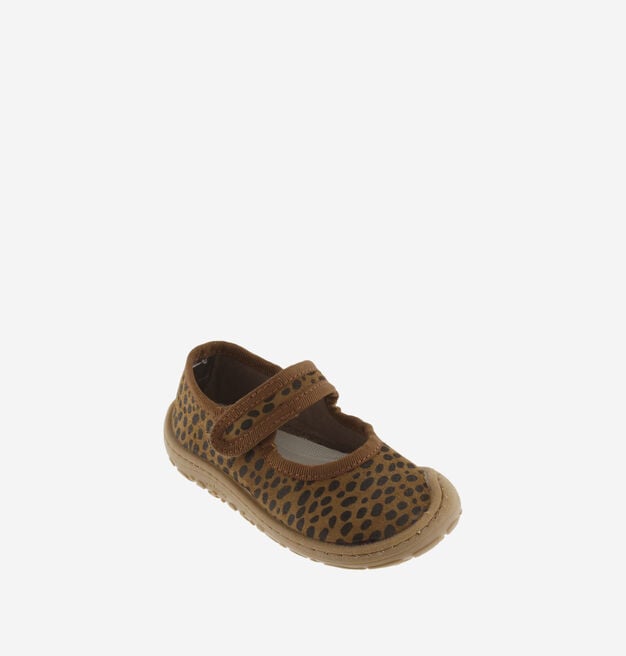 BOSCO SCRATCH BALLERINE BAREFOOT DAIM IMPRIM&Eacute; ANIMAL