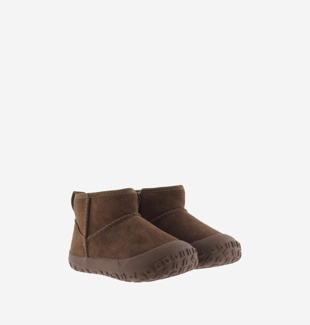 HALO STIEFELETTE VELOURSLEDER & LAMMFELL-OPTIK
