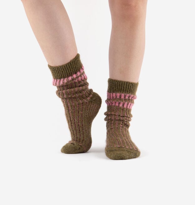 CALCET&Iacute;N MOHAIR BRILLO