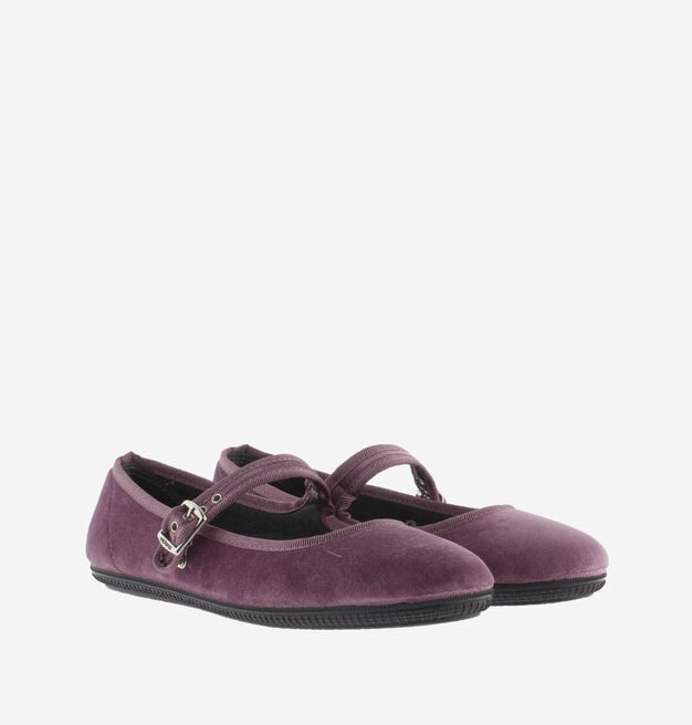 ODA BALLERINE VELOURS & BOUCLE