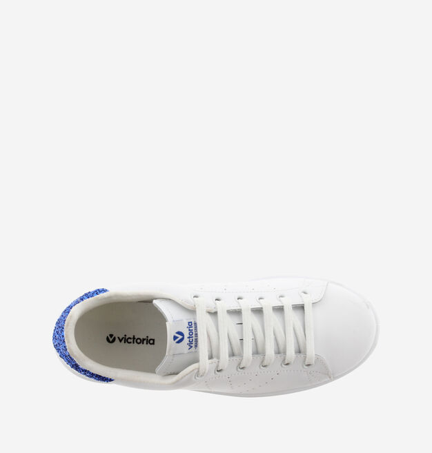 TENIS PIEL COBALTO