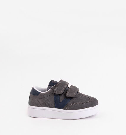 MILLAS SPLIT LEATHER TRAINER WITH STRAPS