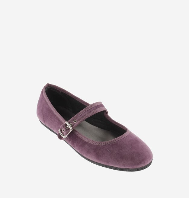 ODA BALLERINE VELOURS & BOUCLE