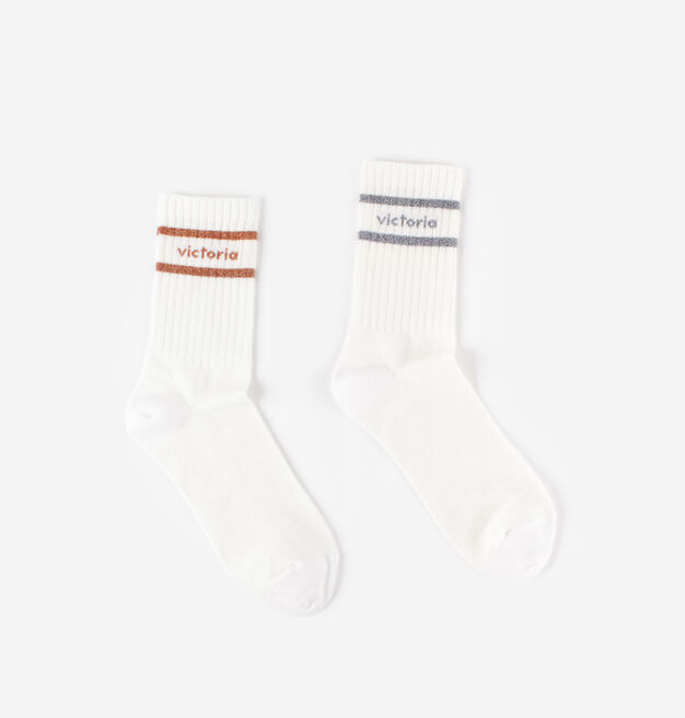 BI-LUREX COTTON SOCKS