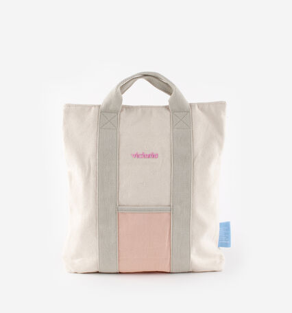 EMBROIDERED CANVAS BACKPACK