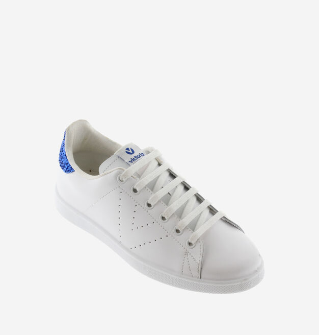 TENIS PIEL COBALTO