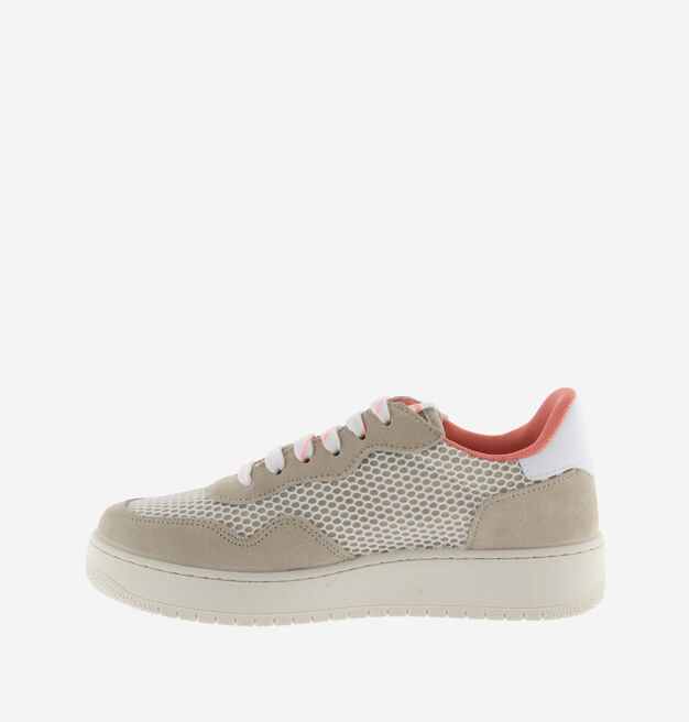MADRID SPLIT LEATHER/MESH & METAL