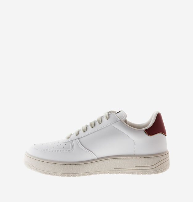 SIEMPRE SYNTHETIC EFFECT CONTRAST LEATHER TRAINER