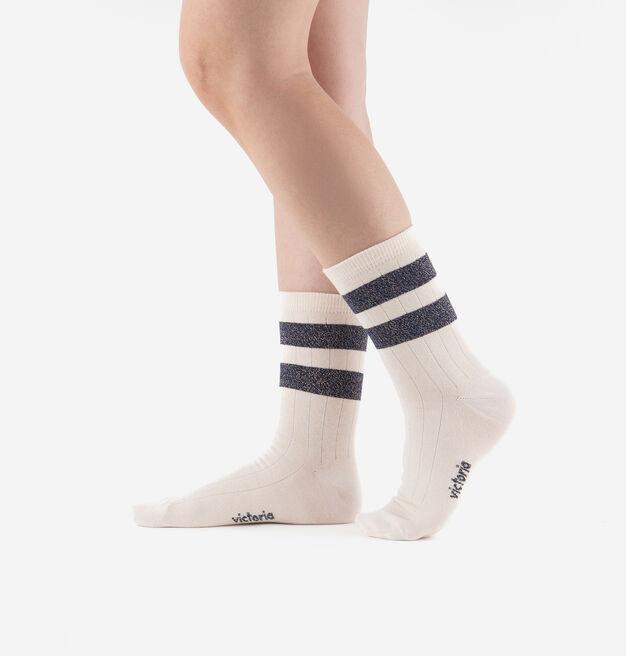 COTTON LUREX SOCK