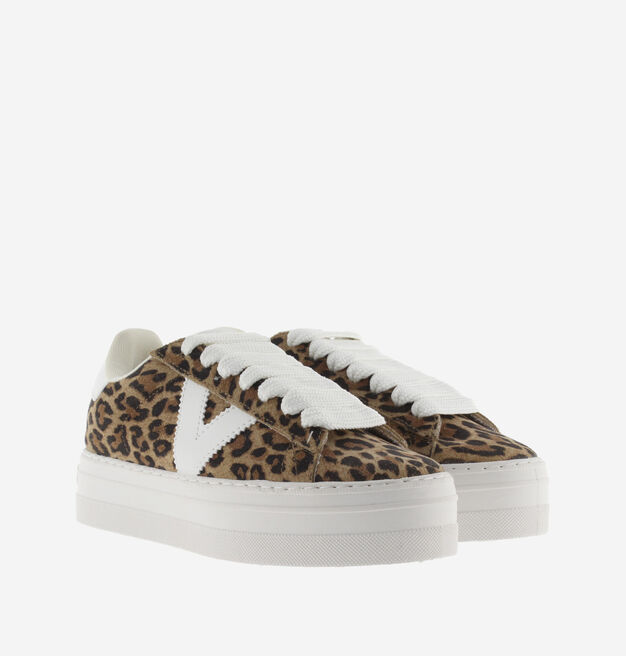 BARCELONA CUIR FENDU LÉOPARD