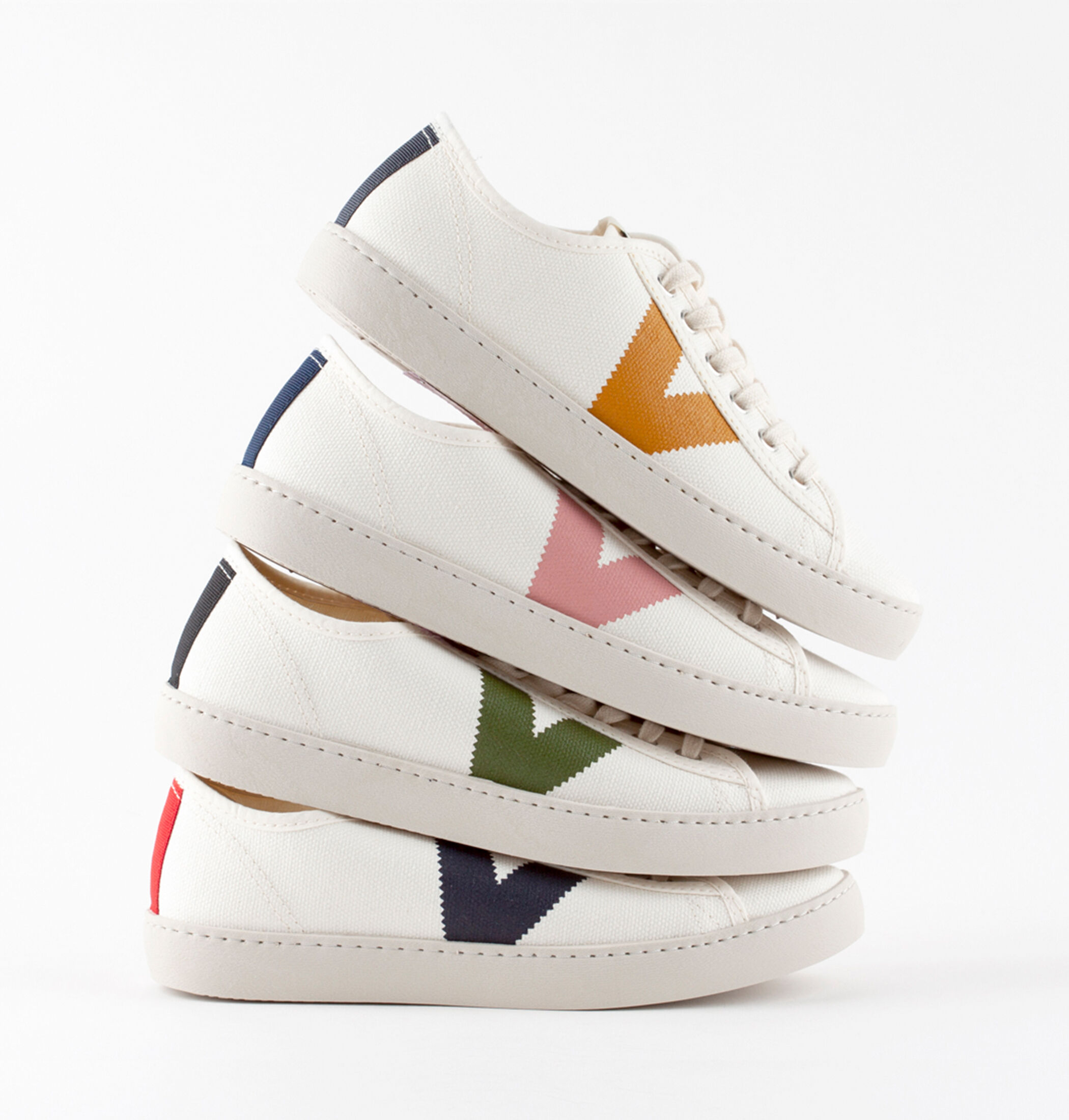 BERLIN SPORTSCHUHE SEGELTUCH STOFF BIO KONTRAST Victoria Shoes