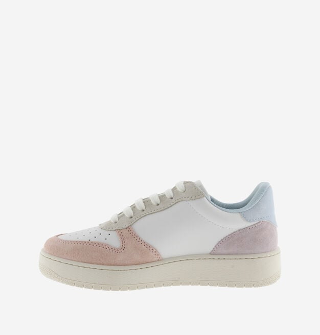 MADRID FAUX LEATHER & MULTICOLOURED SUEDE