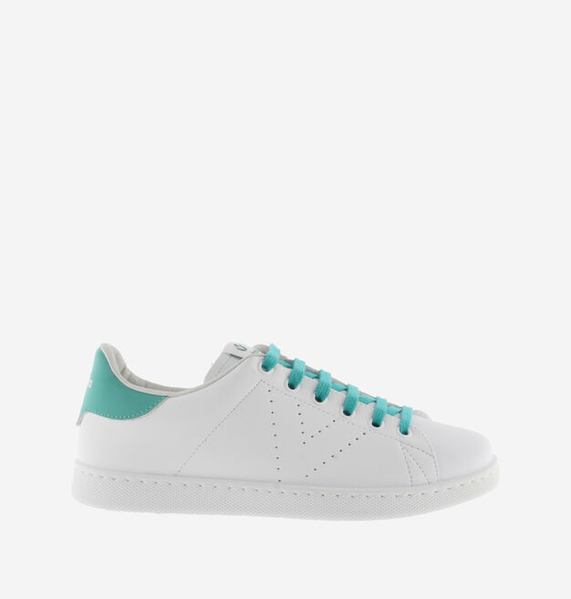TENIS FAUX LEATHER & NEON