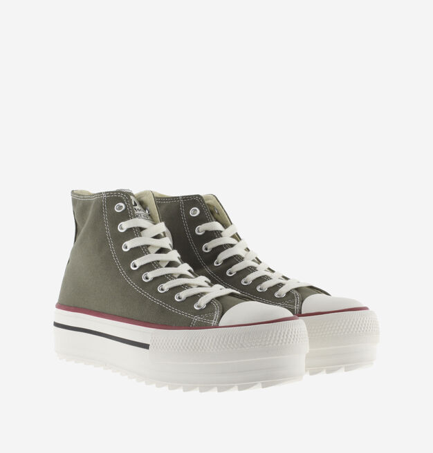 TRIBU DOBLE CANVAS MID BOOT